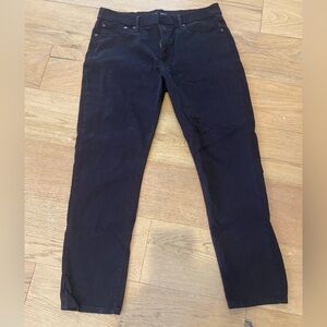 Lucky Brand 412 Athletic Slim Black Jeans 34x30 EUC